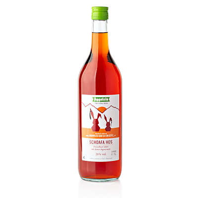Preiselbeer Likör "Schoafa Hos" 20%